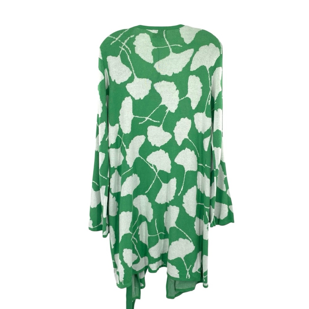 Diane Von Furstenberg x Target Ginkgo Green Long Cardigan Knit Wrap Sweater New - Picture 7 of 12